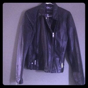Black biker jacket